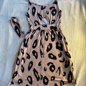 Leopard Print Summer Dress